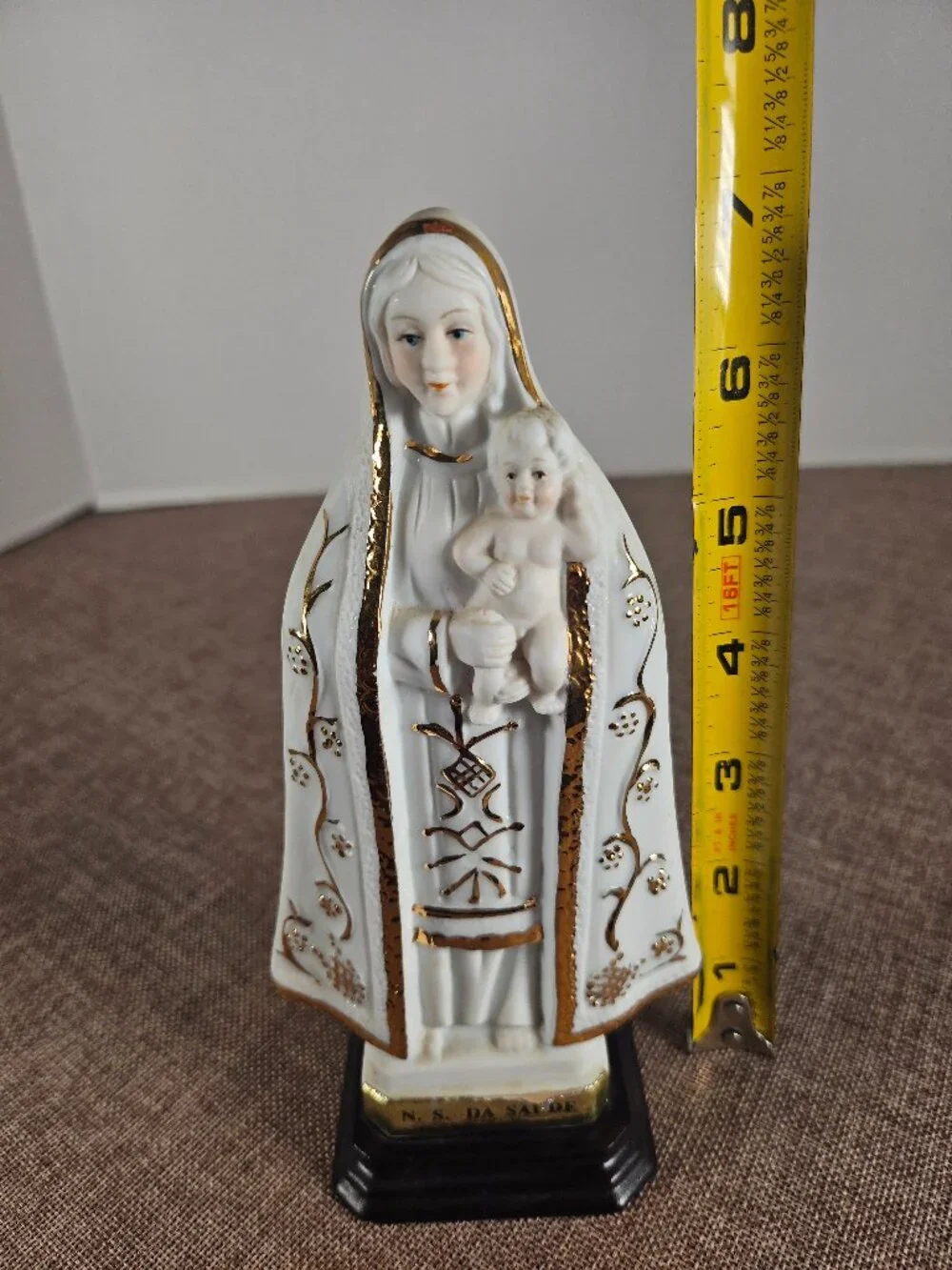Nossa Senhora da Saude Porcelain Statue Our Lady of Health Madonna And Child